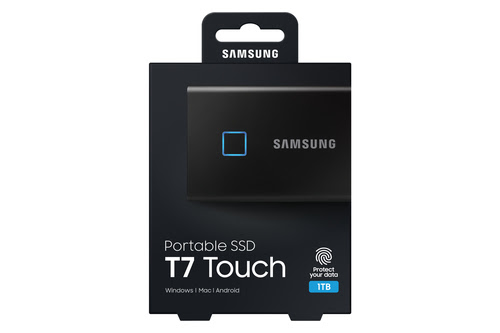 Samsung T7 Touch 1To Black (MU-PC1T0K/WW) - Achat / Vente Disque