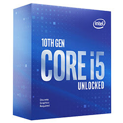 image produit Intel Core i5-10600KF - 4.1GHz/12Mo/LGA1200/Ss Vent./BOX Grosbill