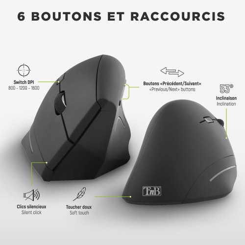 T'nB ERGO - Souris PC T'nB - grosbill.com - 2