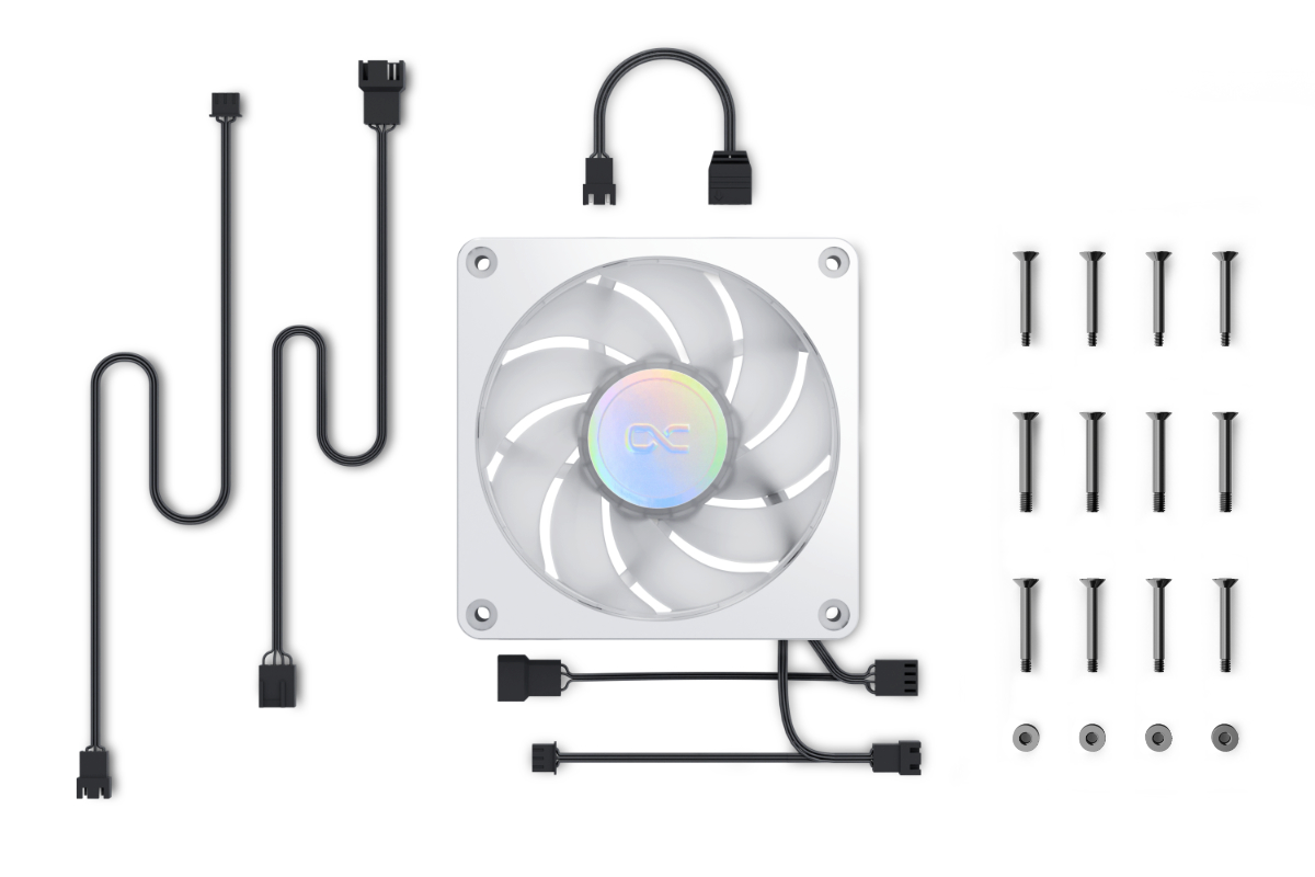 Alphacool Apex Stealth Metall Aurora 120 - Ventilateur boîtier - 3