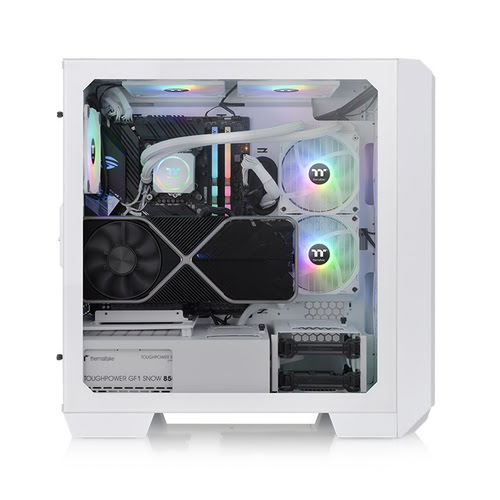 Thermaltake View 300 MX Tempered Glass ARGB Blanc - Boîtier PC - 2