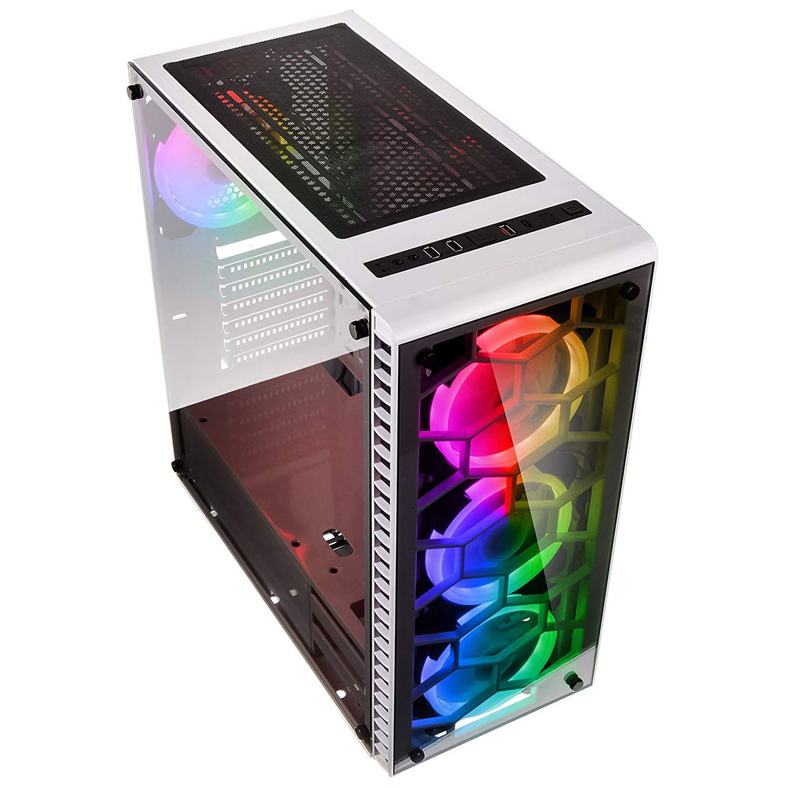 Kolink Observatory RGB White Blanc - Boîtier PC Kolink - 4