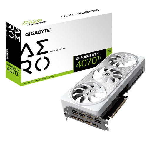 Gigabyte GeForce RTX 4070 Ti AERO OCV2 12G - Carte graphique - 7