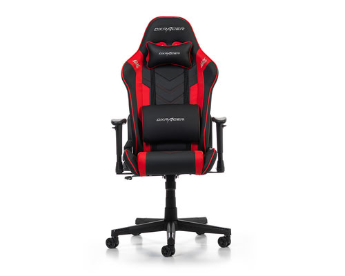 DXRacer Prince P132-NR Noir/Rouge - Siège PC Gamer - grosbill.com - 1