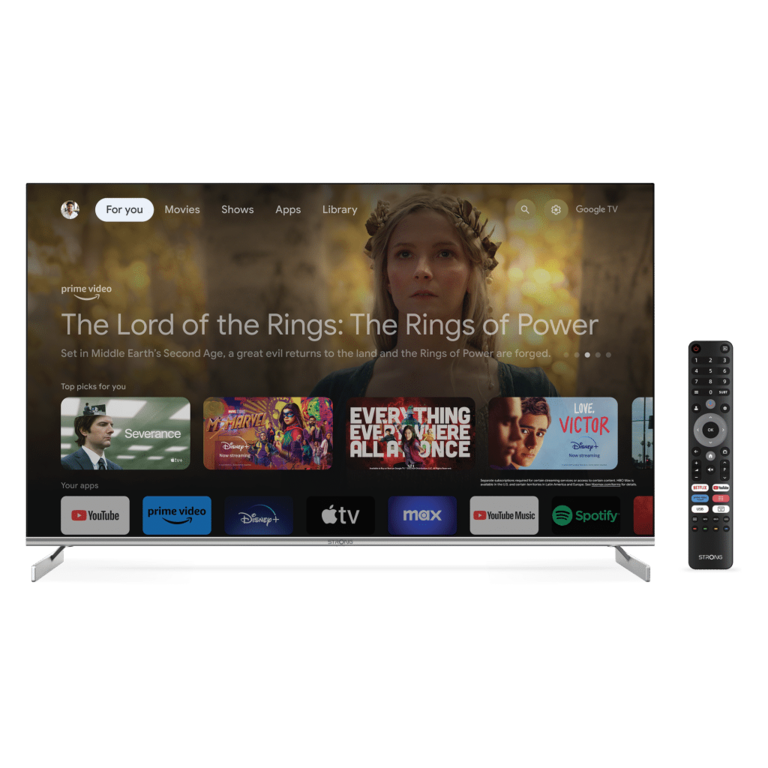 Strong 50" QLED 4K - SRT50UF8733 - Google TV -Seconde Vie-Très Bon Etat - TV - 0