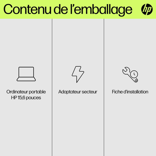 HP A92VQEA#ABF - PC portable HP - grosbill.com - 3