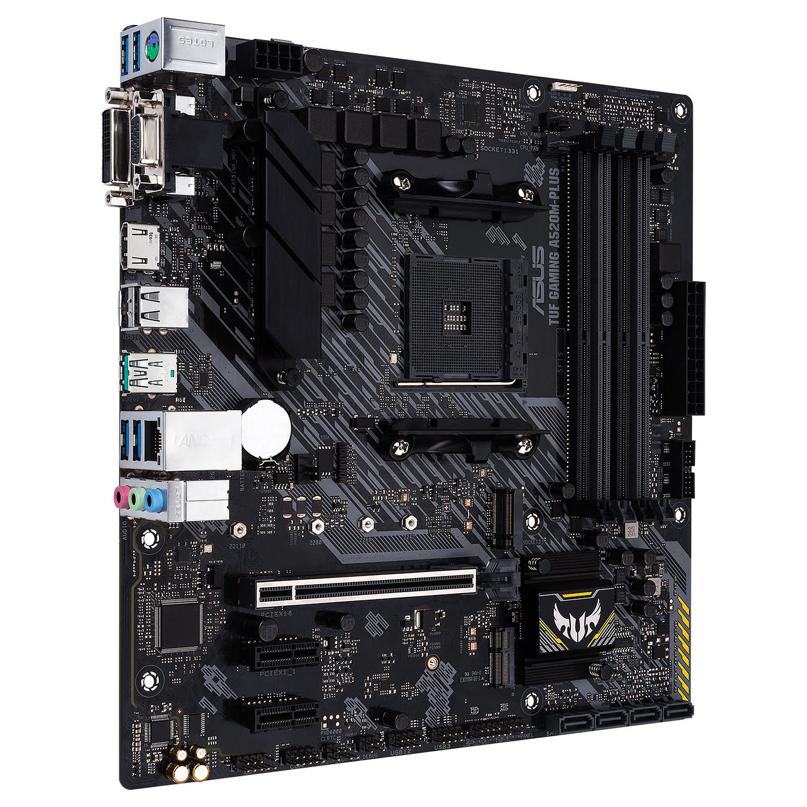 Asus TUF GAMING A520M-PLUS Micro-ATX  - Carte mère Asus - 1