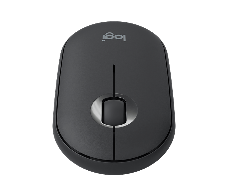 Logitech M350 PEBBLE Graphite - Souris PC Logitech - grosbill.com - 1