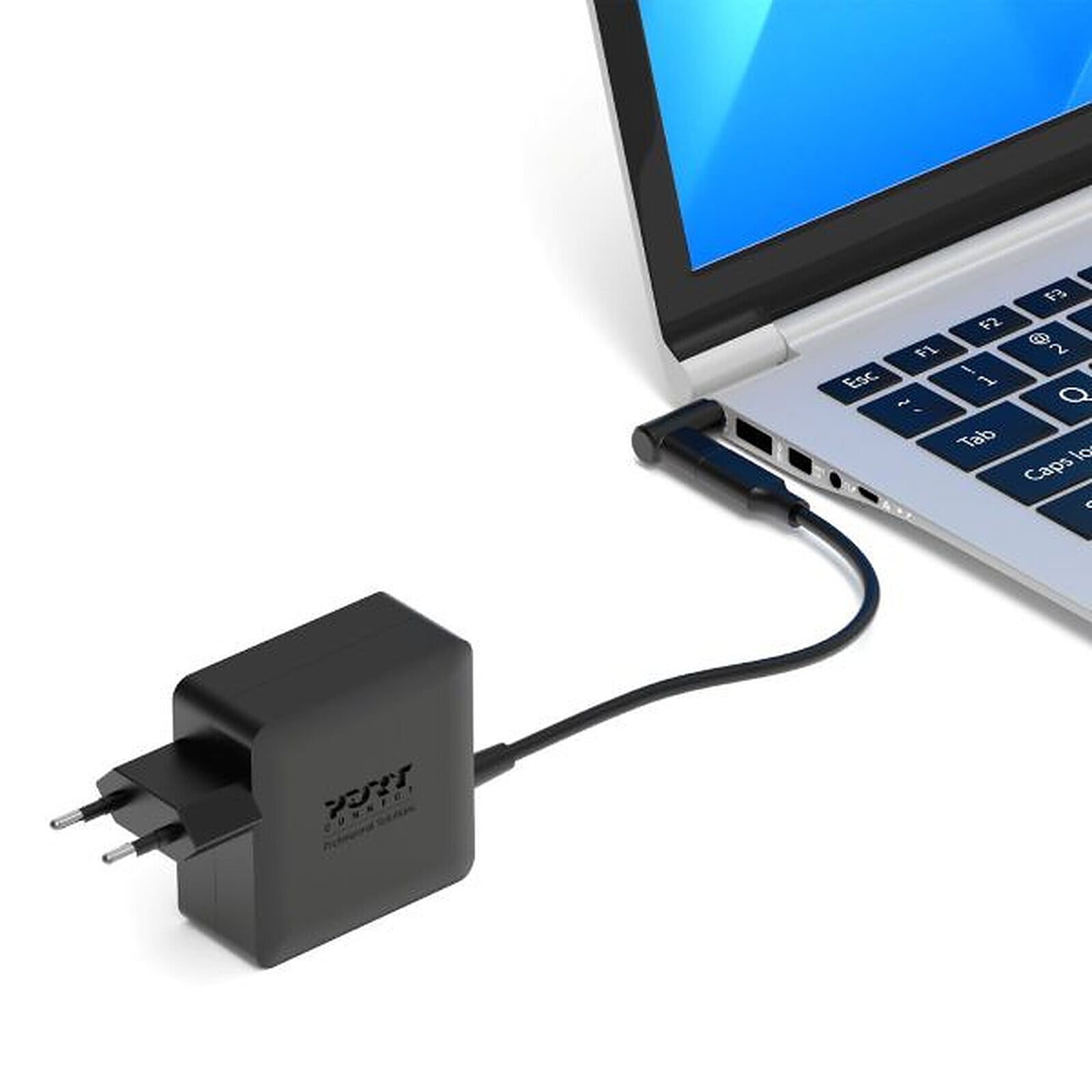 Port Alimentation secteur Universelle GaN 100W - USB-C - 9 embouts (904100UWEU) - Achat / Vente Chargeur sur grosbill.com - 3