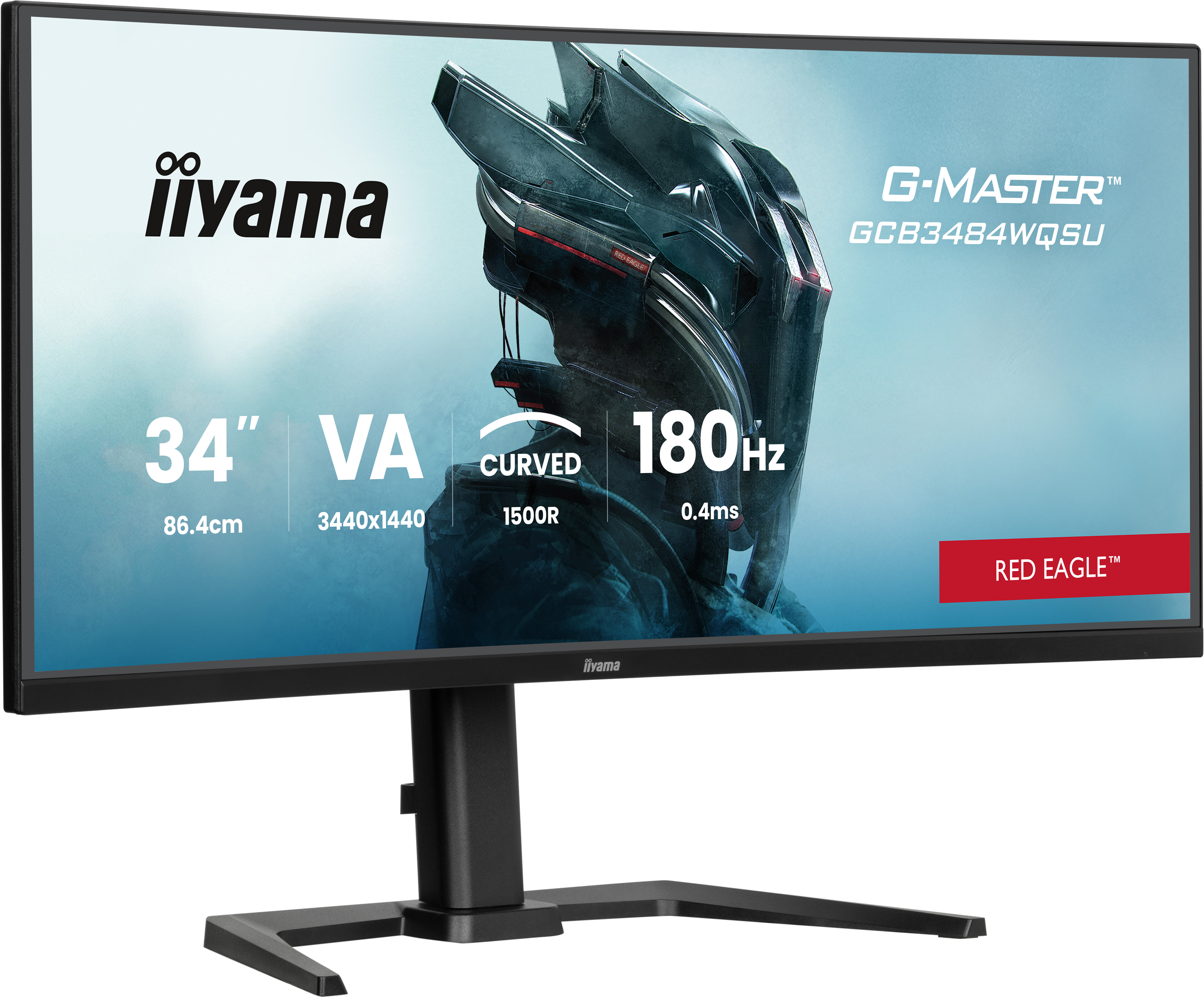 Iiyama 34 pouces  GCB3484WQSU-B1 - Ecran PC Iiyama - grosbill.com - 1
