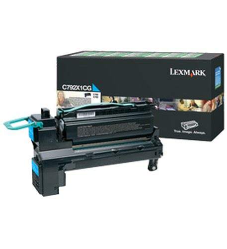 Lexmark - Cyan - C792X1CG - Achat / Vente Consommable imprimante sur grosbill.com - 0