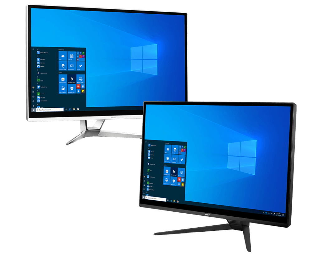 MSI Pro 21.5"Tact FHD/Pent G6405/4Go/256Go/FD Noir - All-In-One PC/MAC - 4