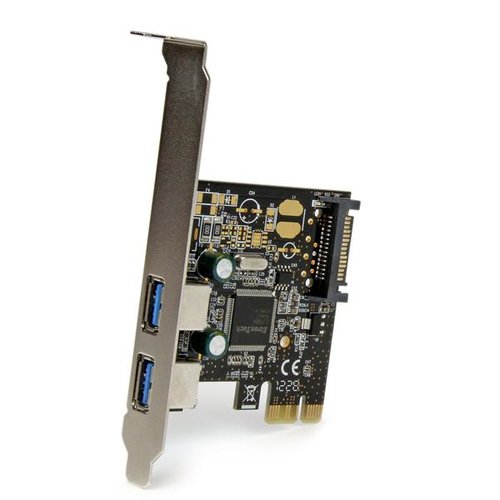 2 Port PCIe USB 3.0 Card w/SATA Power - Achat / Vente sur grosbill.com - 1