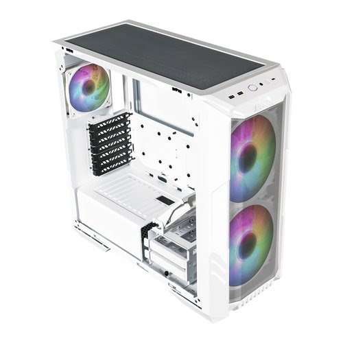 Cooler Master HAF 500, Midi-Tower, ARGB, Tempered Glass - weiÃŸ - Achat / Vente sur grosbill.com - 5