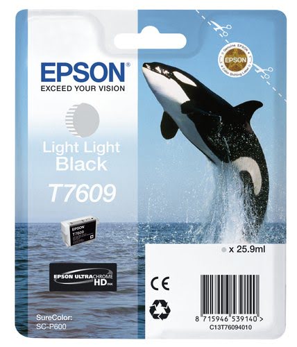 Epson Ink/T7609 Killer Whale 25.9ml LLBK - Achat / Vente Consommable imprimante sur grosbill.com - 0