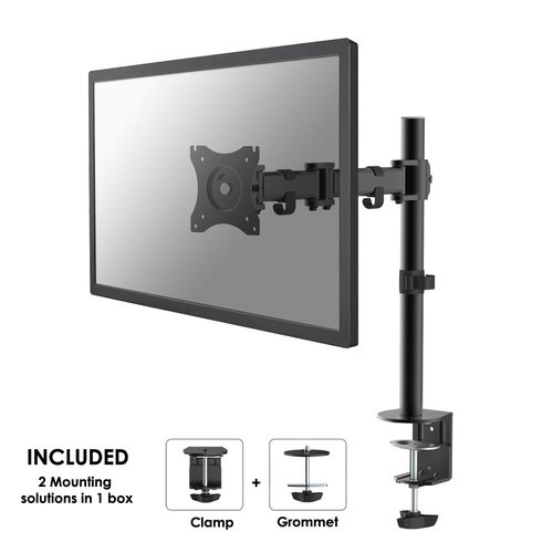 Desk Mount 10-30" Clamp/Grommet BLACK - Achat / Vente sur grosbill.com - 0