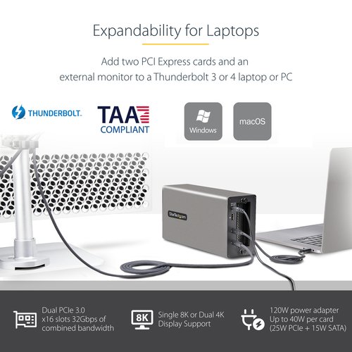 THUNDERBOLT 3 PCIE CHASSIS DUAL - Achat / Vente sur grosbill.com - 10