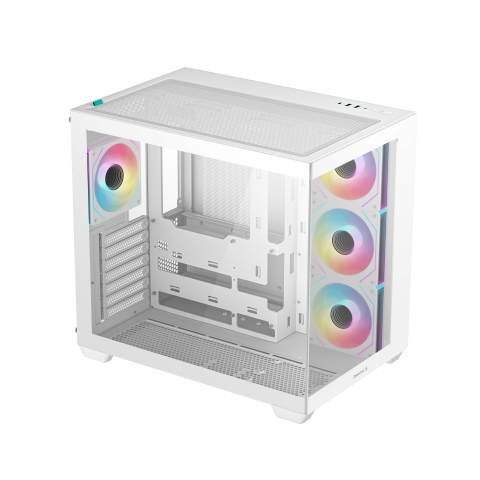 Deepcool CG530 7F Blanc Blanc - Boîtier PC Deepcool - grosbill.com - 1