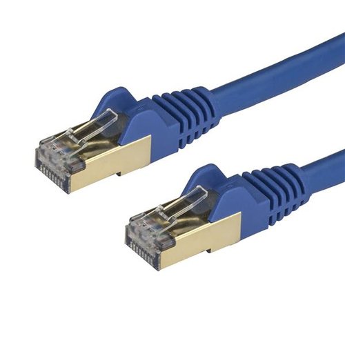 StarTech 1m Blue Cat6a Ethernet Cable - STP