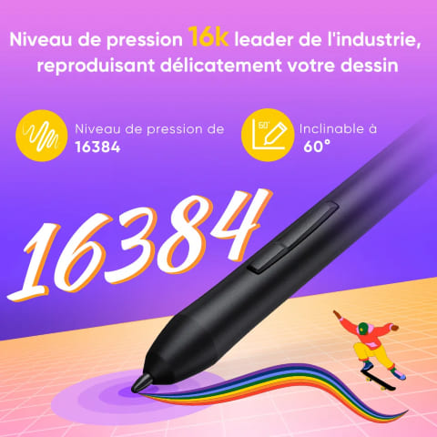 XPPEN Deco  640 5080LPI/6"/Noir - Tablette graphique XPPEN - 4