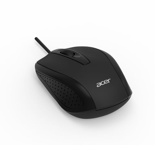 Acer Wired USB Optical Mouse - Black - Achat / Vente sur grosbill.com - 1