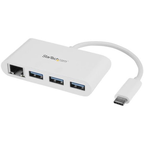 3 Port USB C Hub w/GbE - C to A USB 3.0 - Achat / Vente sur grosbill.com - 0