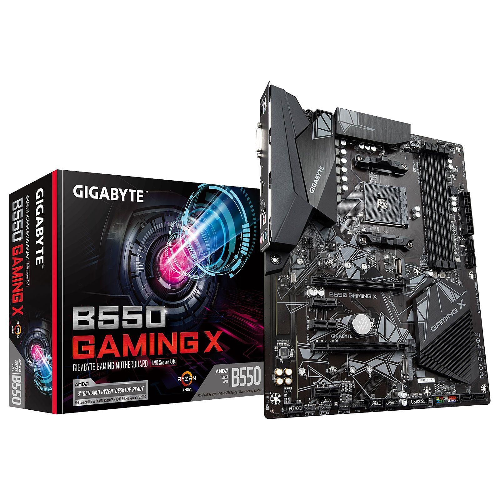 Gigabyte B550 GAMING X ATX  - Carte mère Gigabyte - grosbill.com - 0