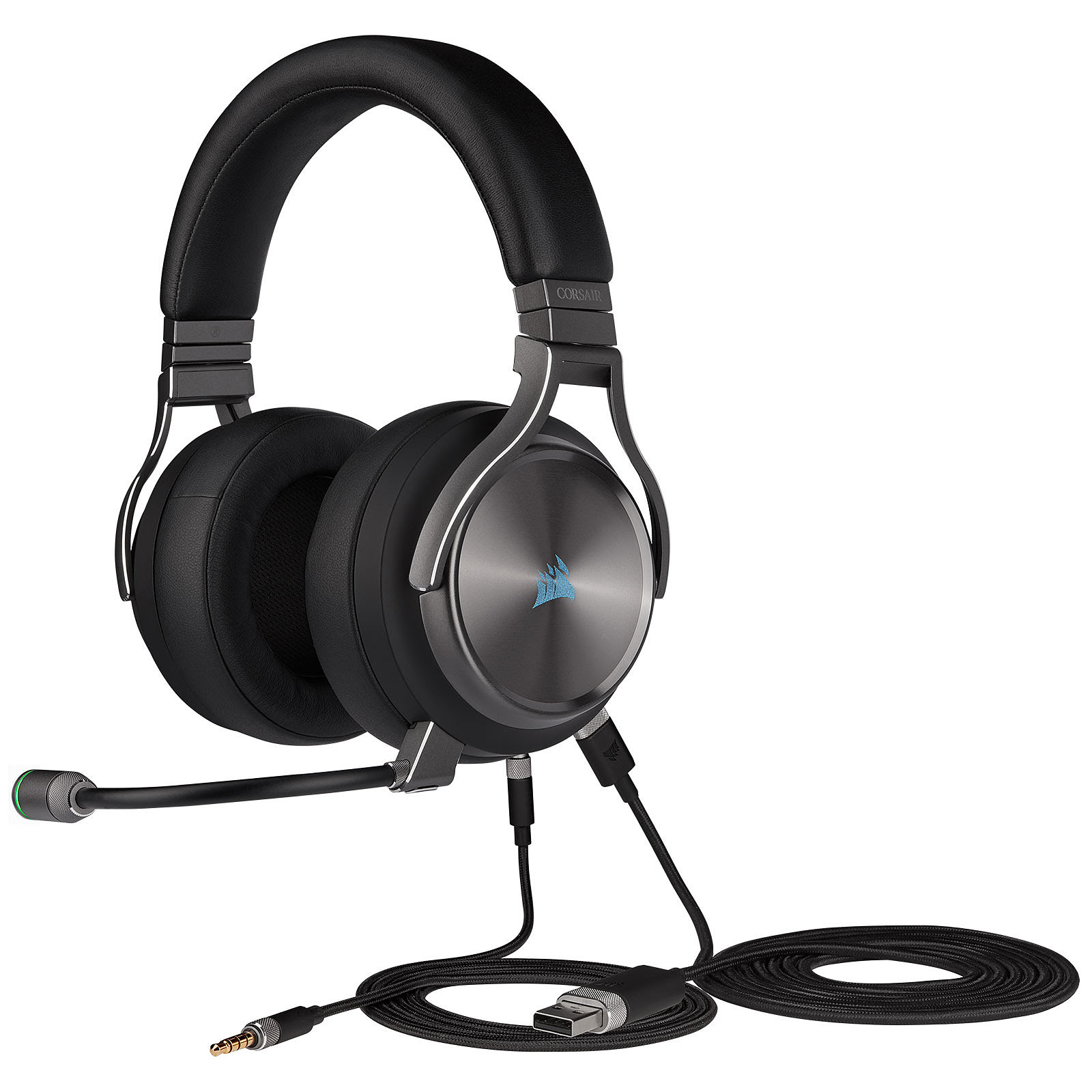 Corsair Virtuoso RGB Wireless SE Gris Acier 7.1 Surround - Micro-casque - 3
