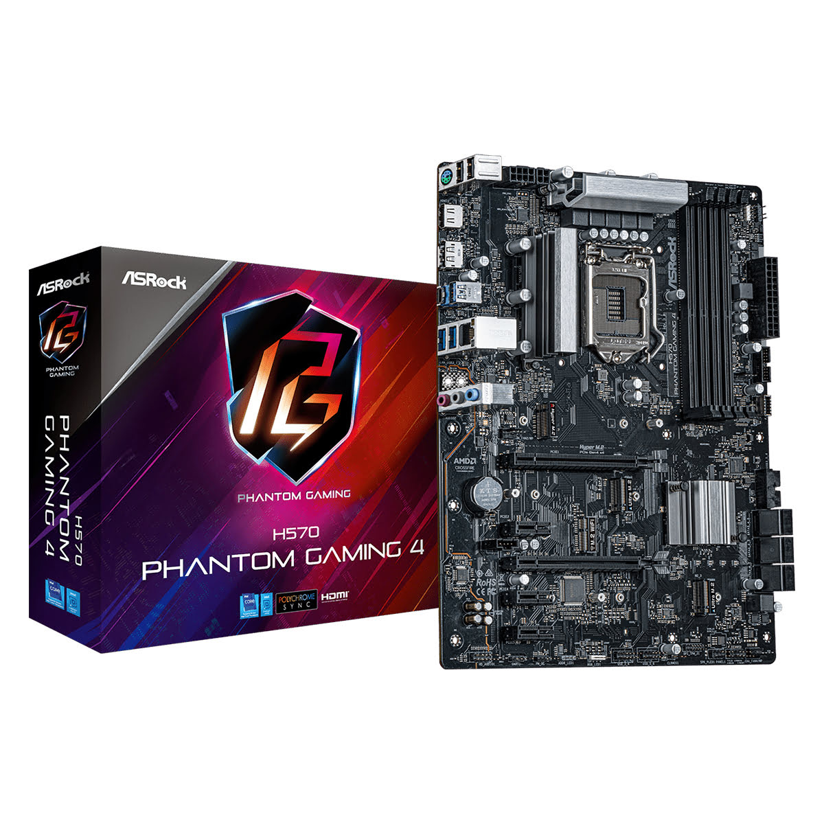 ASRock H570 PHANTOM GAMING 4 ATX  - Carte mère ASRock - 0