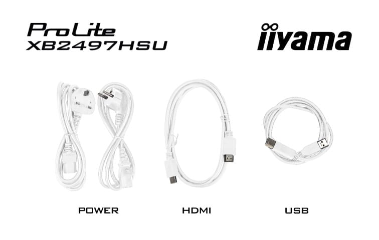 Iiyama 24 pouces  XB2497HSU-W1 - Ecran PC Iiyama - grosbill.com - 12