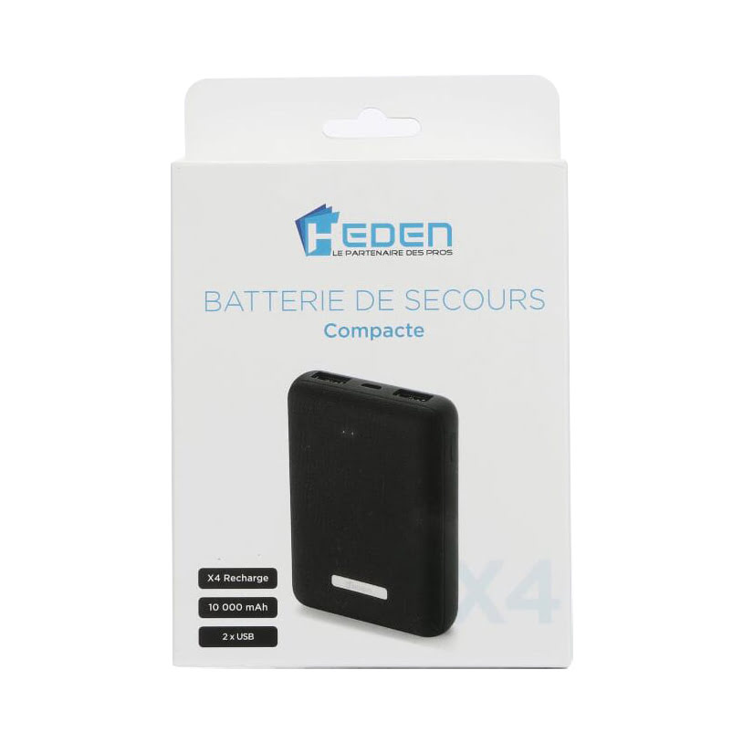 Powerbank compact 10.000mAh - Accessoire téléphonie Heden - 0