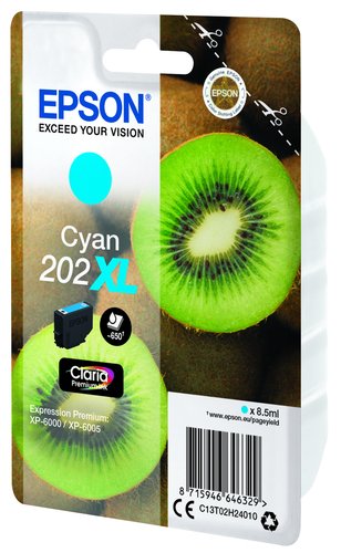 Epson Ink/202XL Kiwi 8.5ml CY SEC - Achat / Vente Consommable imprimante sur grosbill.com - 1