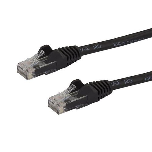 0.5m Black Snagless Cat6 UTP Patch Cable - Achat / Vente sur grosbill.com - 0
