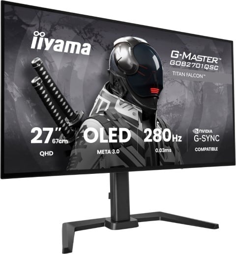 Iiyama 27 pouces  GOB2701QSC-B1 - Ecran PC Iiyama - grosbill.com - 4