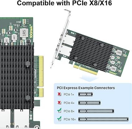 Carte Contrôleur HBA SAS2308 PCI-E X8 - 2 Ports Mini SAS, Compatible SATA3, Support Disques Jusqu'à 16 To, Pour Serveurs