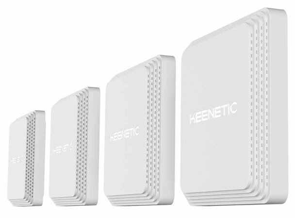 KEENETIC Orbiter Pro Pack de 4 - AC1300/Mesh/Wi-Fi 5/PoE