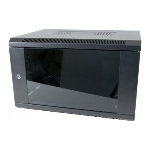 Coffret Mural Noir 19" 12U profondeur 600mm