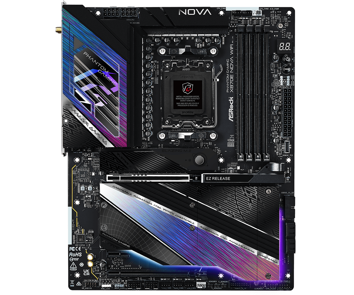 ASRock X870E NOVA WIFI ATX  - Carte mère ASRock - grosbill.com - 1