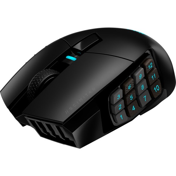 Corsair Scimitar RGB Elite, souris gamer ergonomique filaire