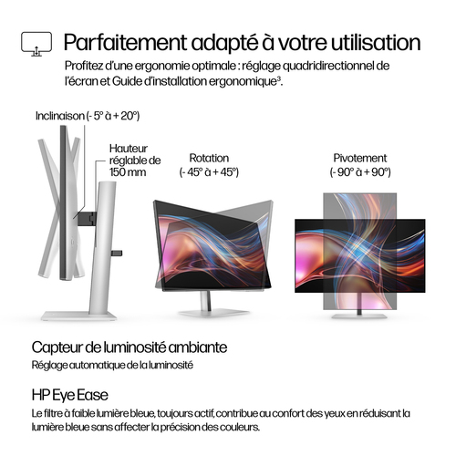 727pu - 27" QHD 120Hz IPS USB-C Thunderbolt 4 - Achat / Vente sur grosbill.com - 10