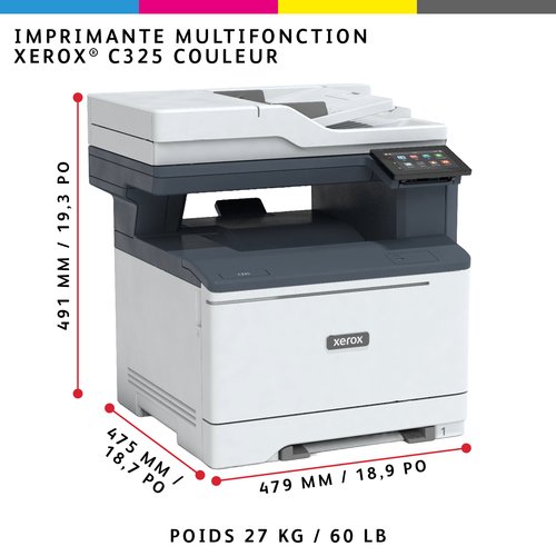 XEROX C325 A4 33PPM WIRELESS - Achat / Vente sur grosbill.com - 5
