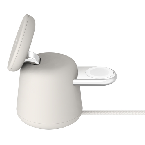 Station de charge sans fil 2-en-1 BOOST CHARGE PRO avec MagSafe Sable - Achat / Vente sur grosbill.com - 2