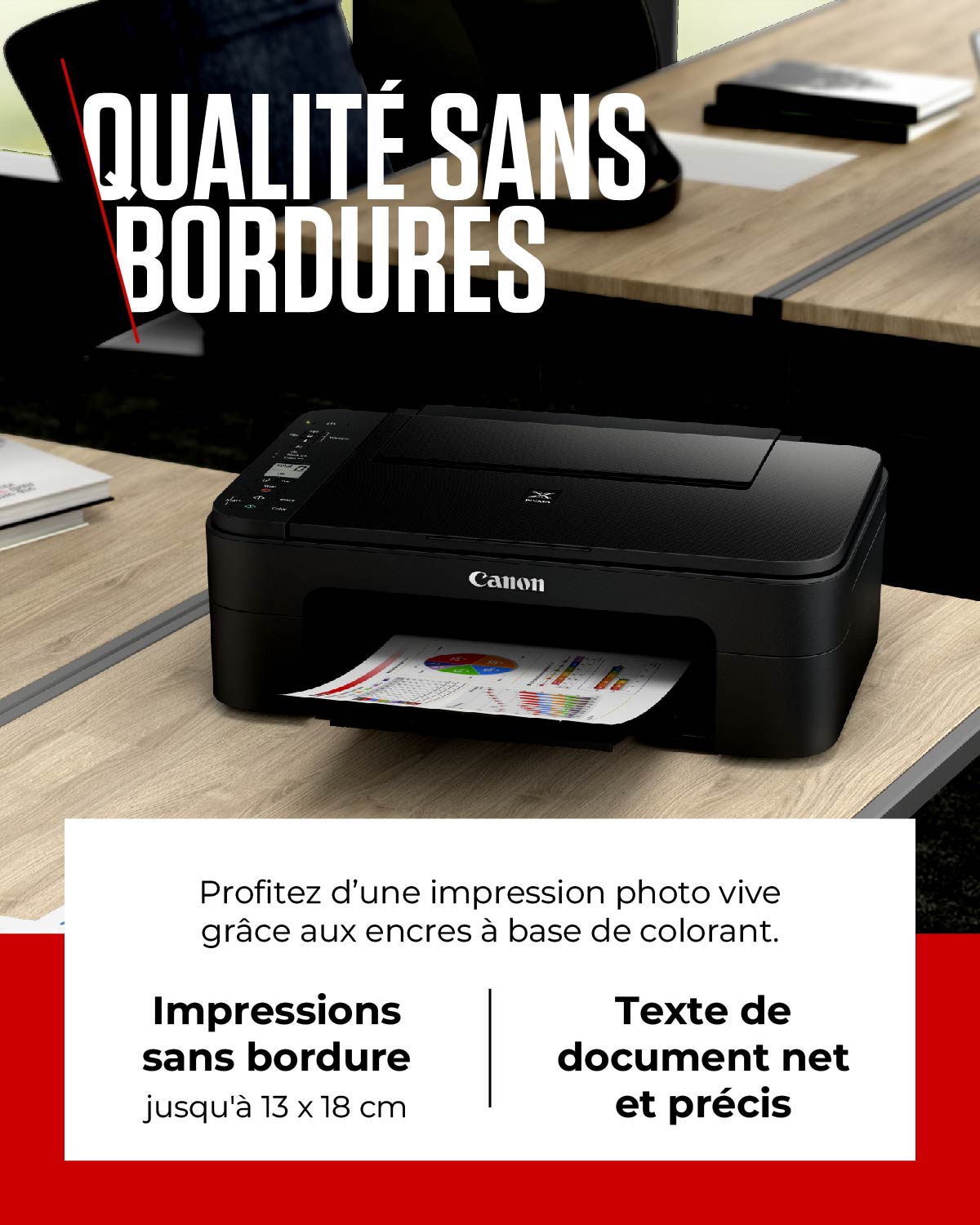 Imprimante multifonction Canon PIXMA TS3350 - grosbill.com - 2