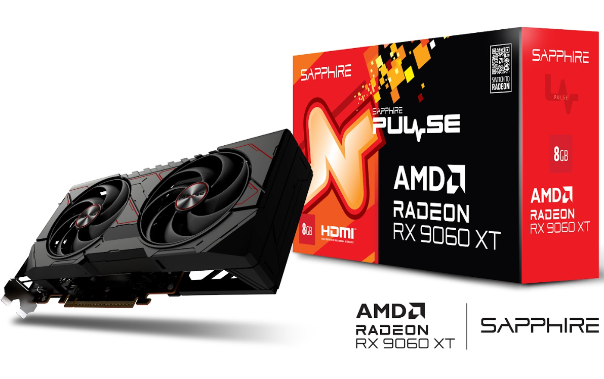 Sapphire Pulse Radeon RX 9060 XT GAMING OC 8GB - Carte graphique - 0