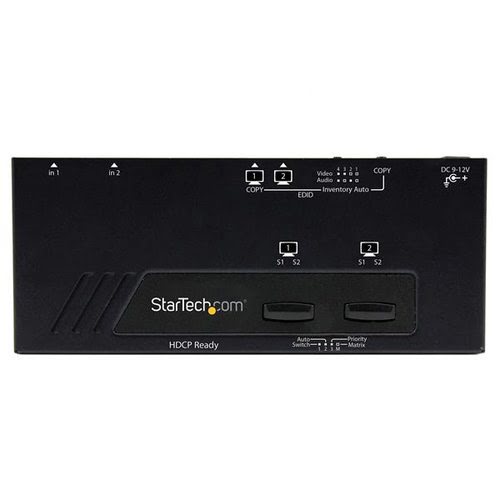 2X2 HDMI Matrix Auto Switcher 1080p - Achat / Vente sur grosbill.com - 1
