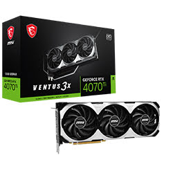 image produit MSI GeForce RTX 4070 Ti VENTUS 3X 12G OC - DLSS 3-Seconde Vie-Bon Etat Grosbill