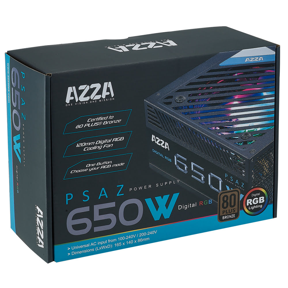 Azza 80+ Bronze (650W) - Alimentation Azza - grosbill.com - 2