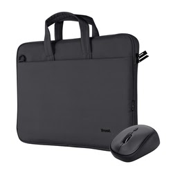 Sac et sacoche Trust - Bundle sacoche BOLOGNA 16'' + souris sans fil YVI+#