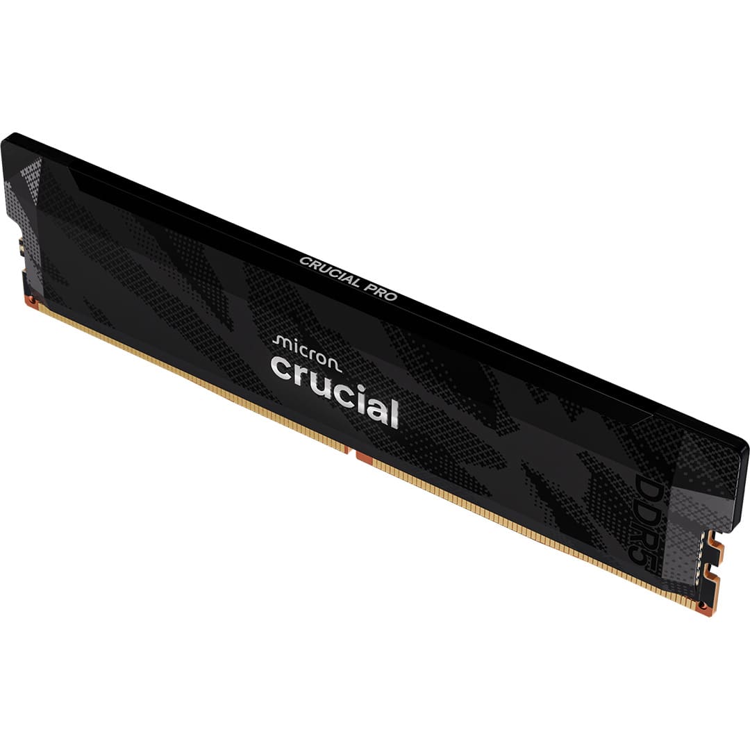 Crucial Pro OC 16Go (1x16Go DDR5 6400 PC51200) Noir - Mémoire PC Crucial sur grosbill.com - 0