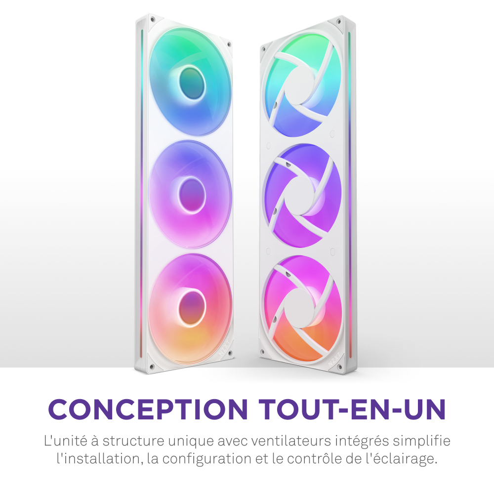 NZXT F420RGB Core Fan (Single Frame) - Ventilateur boîtier NZXT - 5
